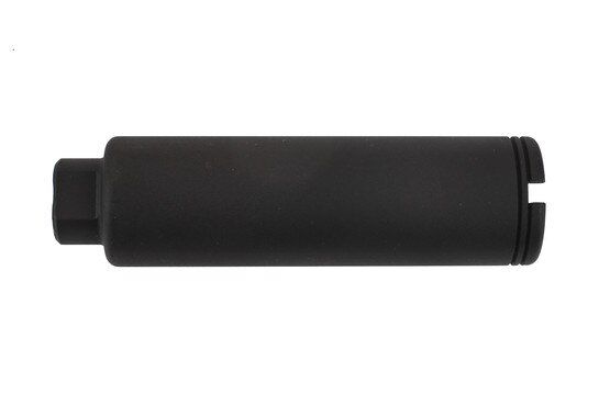 The KAK Industry extended flash suppressor is also compatible with .45 caliber barrels
